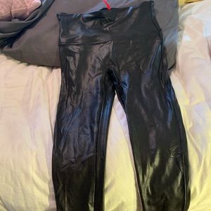 Spanx faux leather leggings